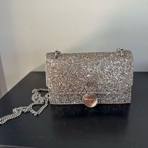 Jimmy Choo glitter mini bag